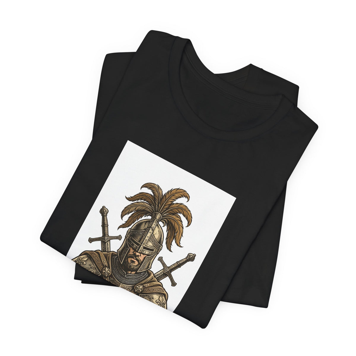 Medieval Knight T-Shirt - Honor and Steel Graphic Tee
