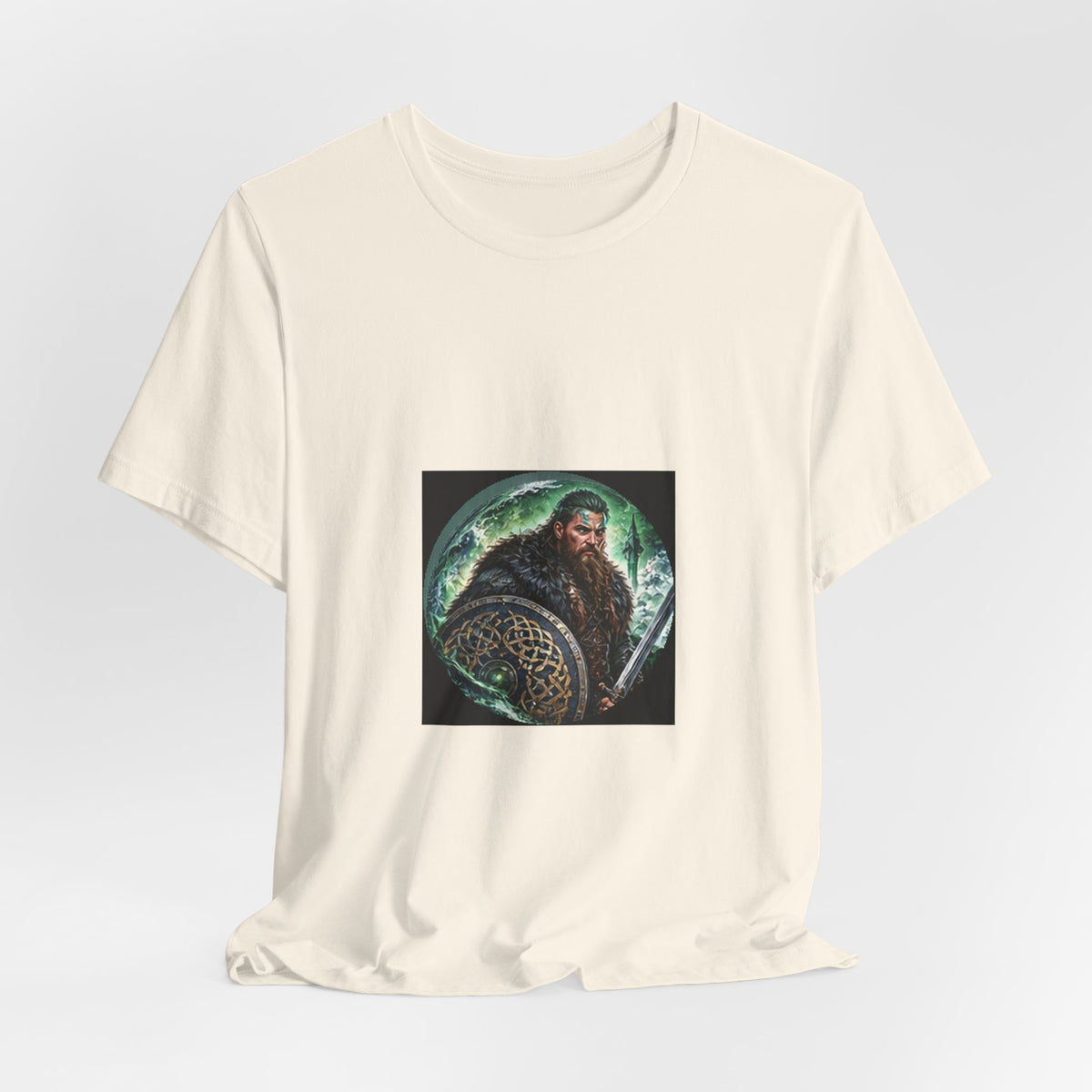 Celtic Warrior T-Shirt - Ancient Celtic Shield Graphic Tee