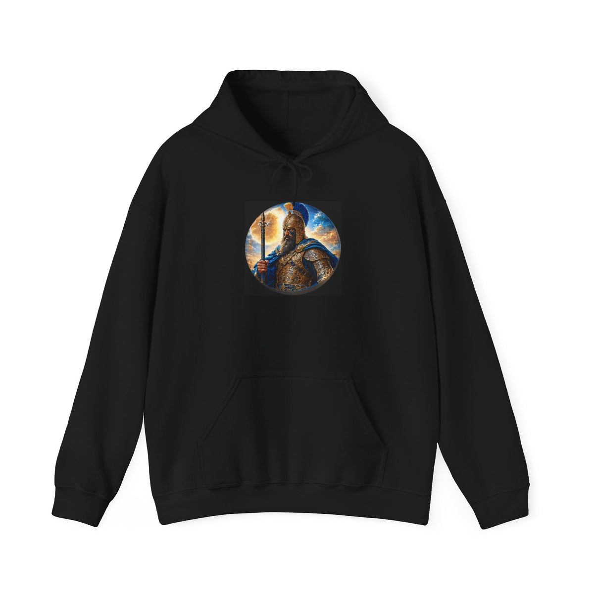 Persian Immortal Warrior Hoodie - Ancient Persian Spear Graphic Sweatshirt