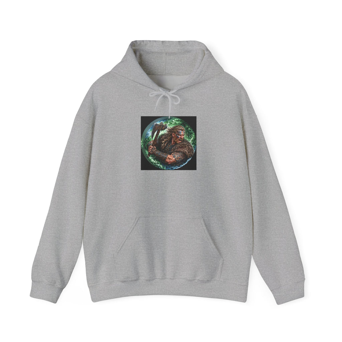Celtic Warrior Hoodie - Ancient Celtic Axe Graphic Sweatshirt